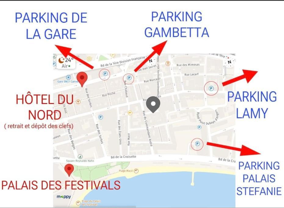 Centre Proche Croisette Palais Des Festivals Appartement Cannes